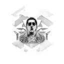 arctic monkeys why'd you only call me when you're high song  tattoo design idea