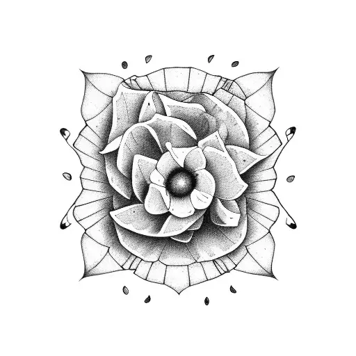 january, february, may, june, october, november, december birth flowers down spine tattoo design idea