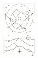 Interstellar travel tattoo design idea