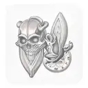 chocolate bar tattoo design idea