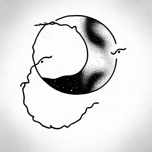 Elements of water Fire Earth and air tattoo design idea