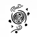 Four elements  tattoo design idea