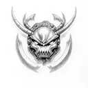 Horde warcraft symbol tattoo design idea