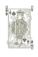 bet on yourself with crown dice playing cards tattoo design idea
