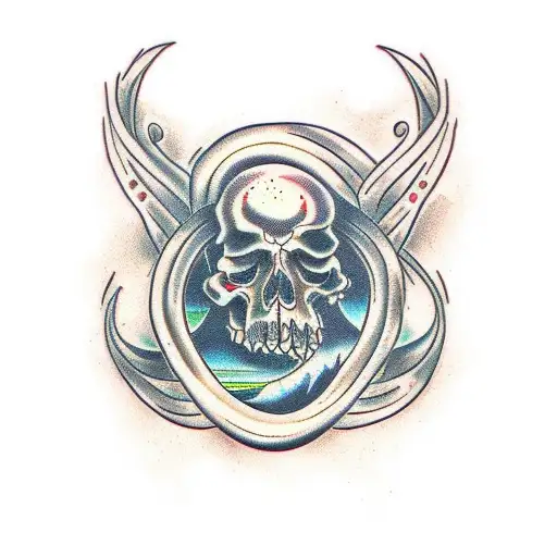 nature twisted path  tattoo design idea