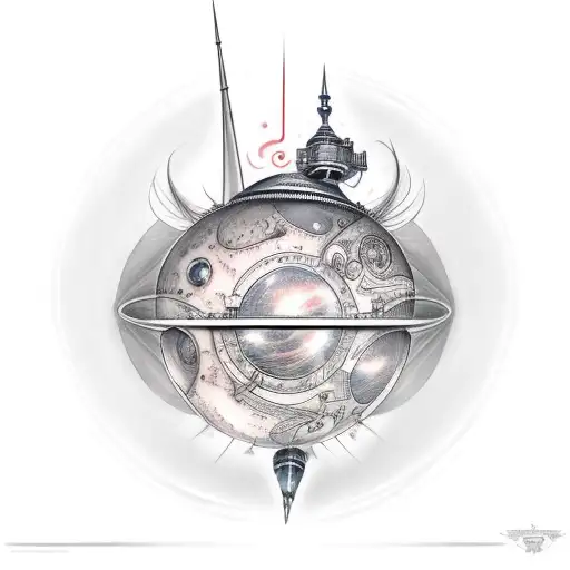 the wall,  treasure planet tattoo design idea