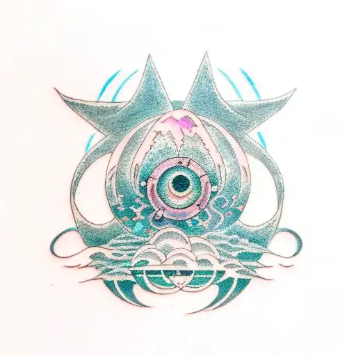 pink Floyd Disney treasure planet tattoo design idea