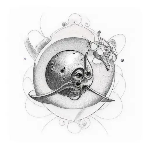 treasure planet tattoo design idea