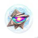 pink Floyd Disney treasure planet tattoo design idea