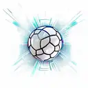 Combine a football and a jet plane in a dynamic and energetic design tattoo design idea