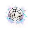 Combine a football and a jet plane in a dynamic and energetic design tattoo design idea