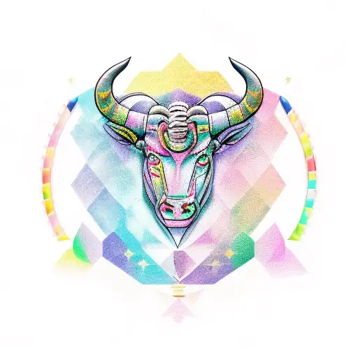 tauro, leo y virgo tattoo design idea