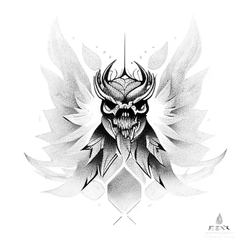 fenix tattoo design idea