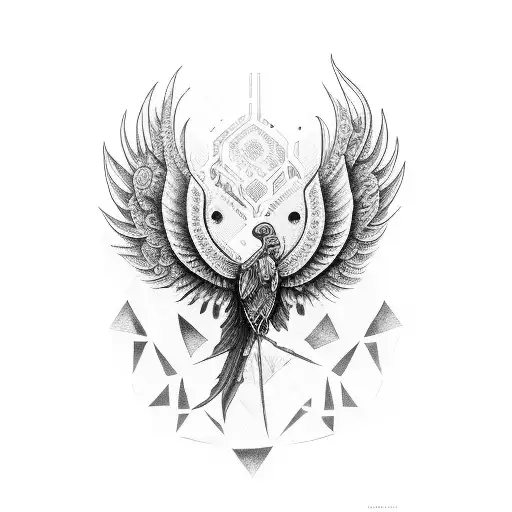 ave fenix tattoo design idea