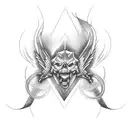 air jet fighter tattoo design idea