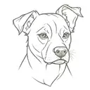 dog breed tattoo design idea