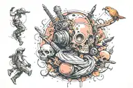 Battle Royale tattoo design idea