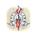 17 MAY 2023 in Roman Numerals and When I became a father tattoo design idea