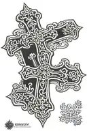 orthodox cross tattoo tattoo design idea