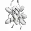 pistachios tattoo design idea