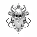 Nordic viking longboat sleeve tattoo tattoo design idea