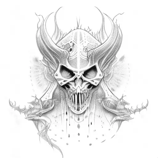 lucifer's last tear tattoo design idea