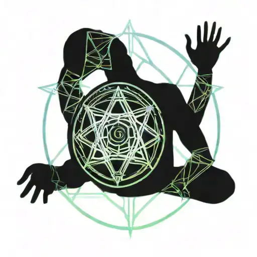 heartagram tattoo design idea