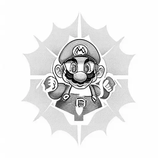 Super Mario Brothers Tattoo | Gamer tattoos, Mario brothers, Super mario  brothers