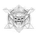 good vs evil tattoo design idea