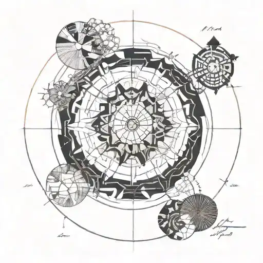 circular words "No man is an island, Entire of itself. Each is a piece of the continent, A part of the main. If a clod b tattoo design idea