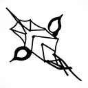 Kite tattoo design idea