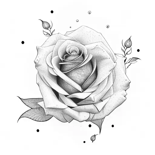 rose n pooh n back tattoo design idea
