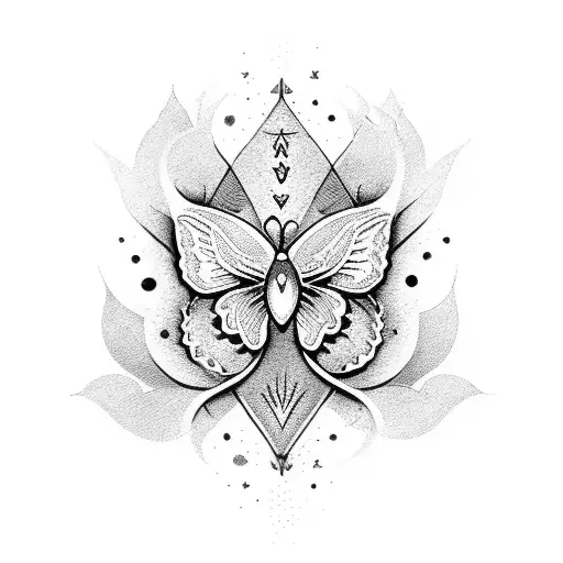 open bottle of felix felicis elixir with flowers and butterflies  tattoo design idea
