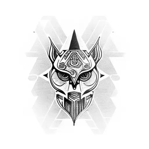 rave neotribal tattoo design idea