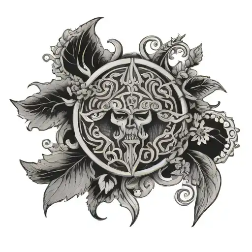 Slavic pagan tattoo design idea