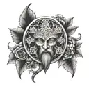 Slavic pagan tattoo design idea