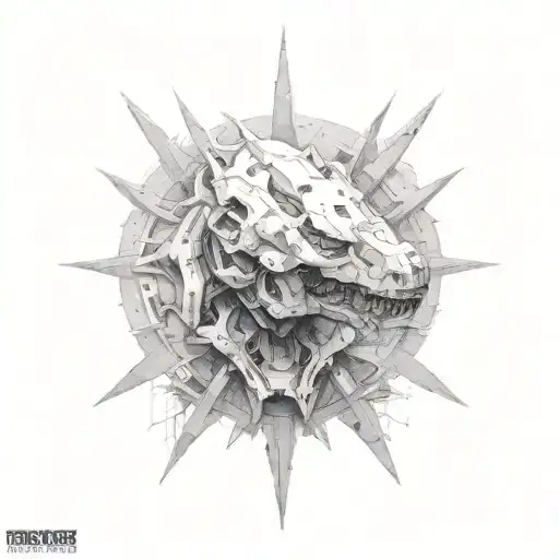Metal Gear Rex tattoo design idea