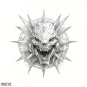 Metal Gear Rex tattoo design idea