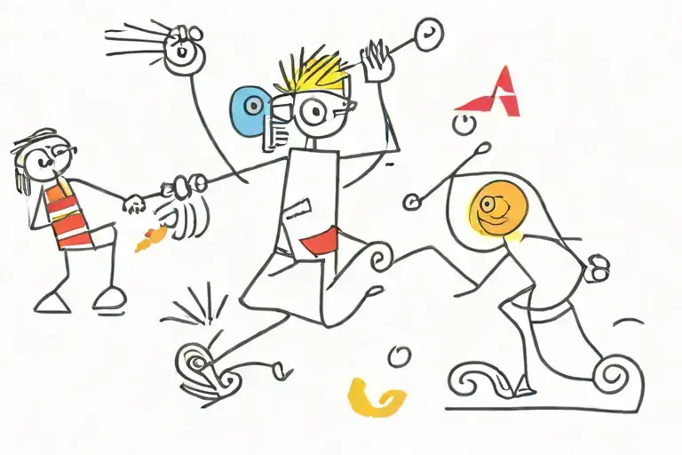 Colourful tattoo design idea