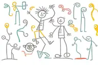 Colourful tattoo design idea