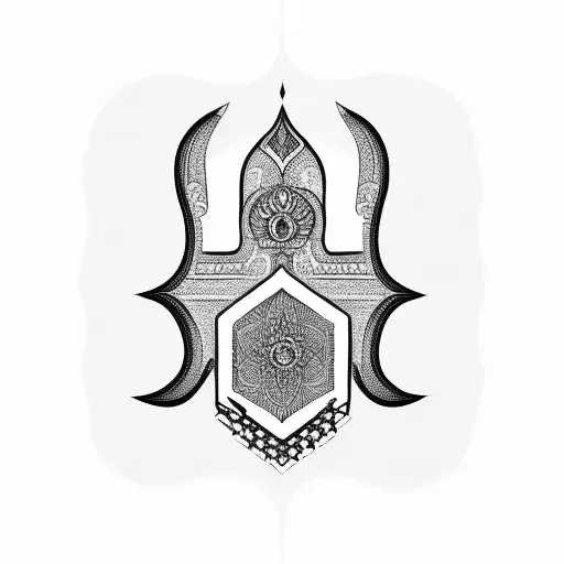 Hamsa Symbol tattoo design idea