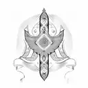 Hamsa Symbol tattoo design idea