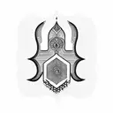Hamsa Symbol tattoo design idea