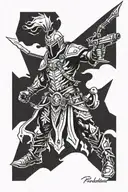 Fernando from Paladins tattoo design idea