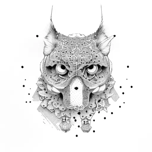 polka tattoo design idea