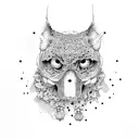 polka tattoo design idea