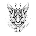 polka tattoo design idea