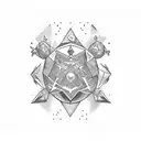 little dipper stary constelation tattoo design idea