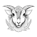 lamb from revelation  tattoo design idea