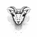 lamb from revelation  tattoo design idea